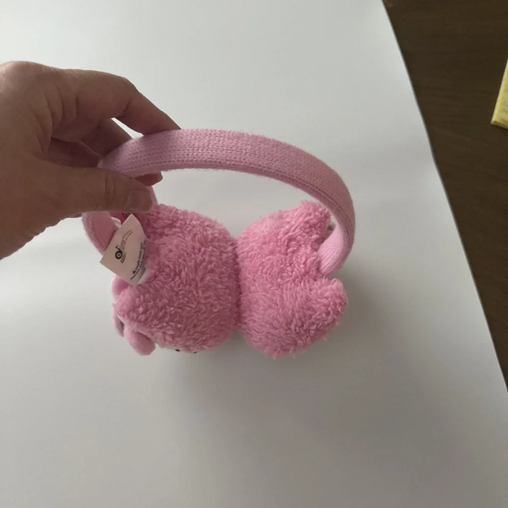 Hello Kitty, Pink Fuzzy Earmuffs Toddler 3+ New With Tags